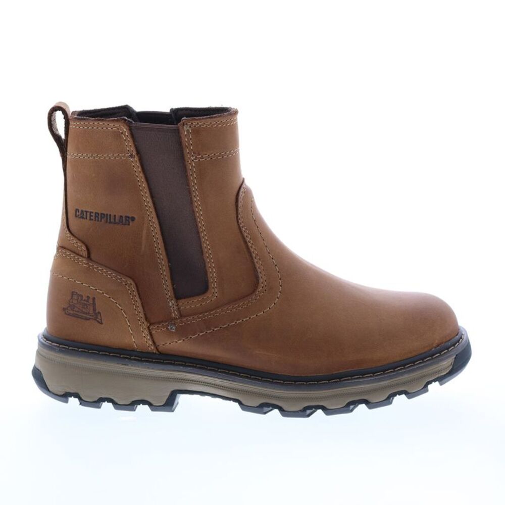 Caterpillar Mens Pelton Chelsea Brown Boots (NWT)